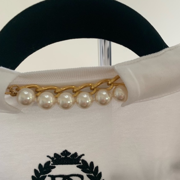 Dolce& Gabbana Pearl necklace shirt - Picture 4 of 10